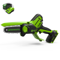Цепная мини-пила Greenworks 24V G24MCS10 (10 см) аккумуляторная в Воронеже
